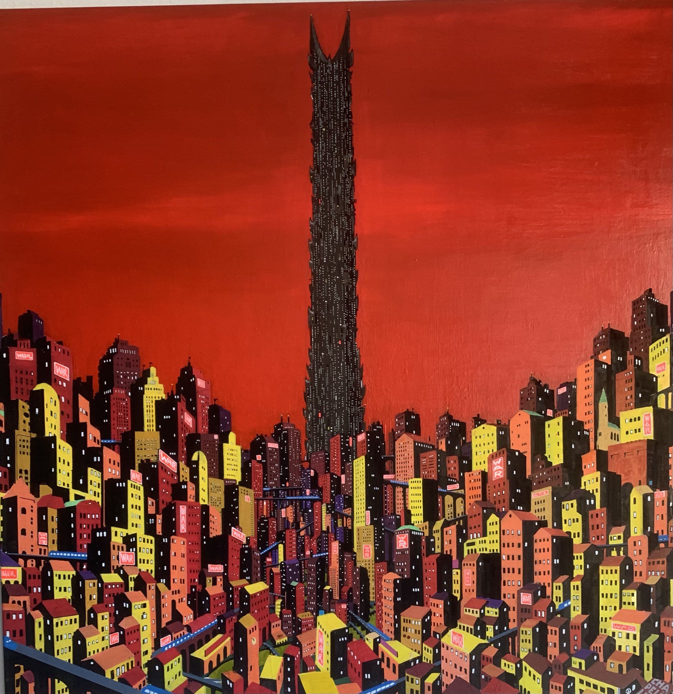 "A dark tower in the west"